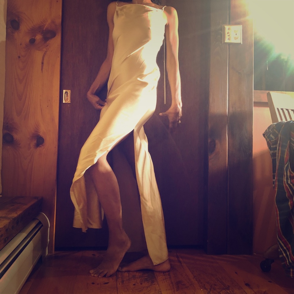 Fancy silky dress